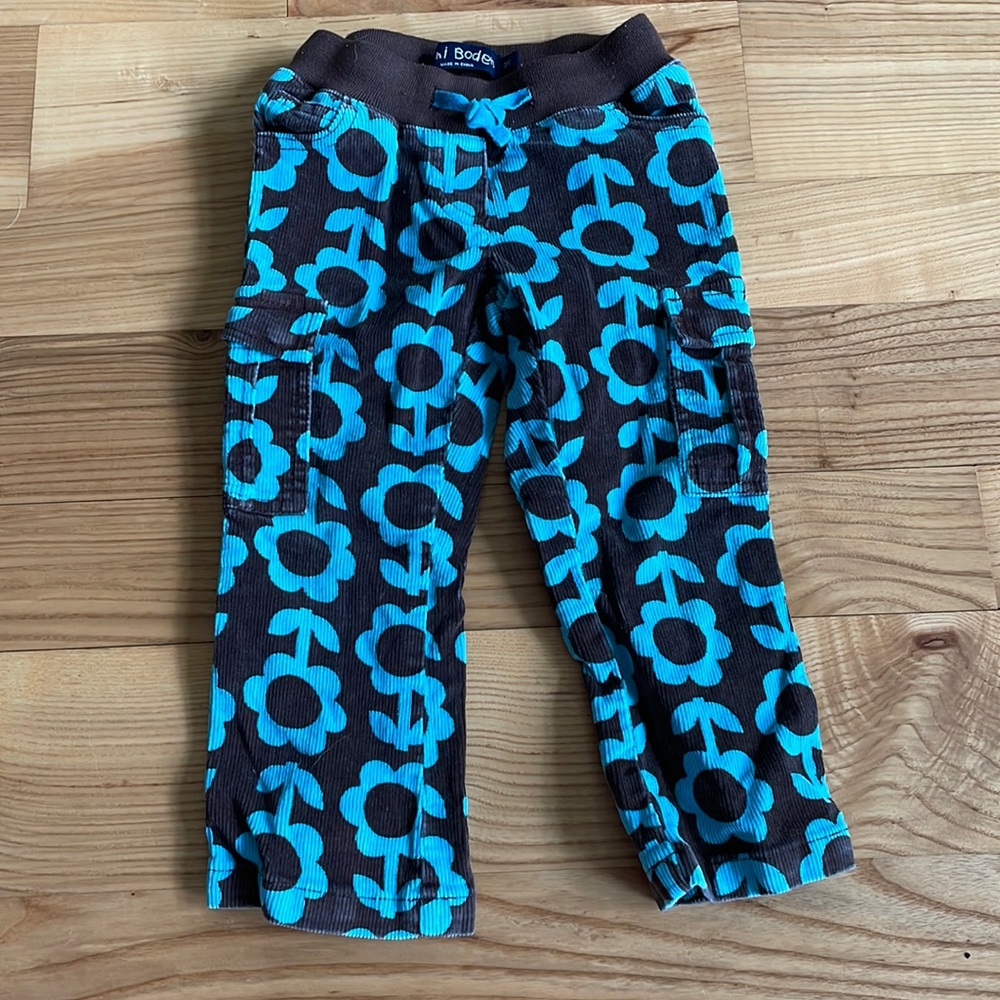 Mini Biden girls cord cargo pants